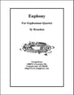 Euphony for Euphonium Quartet P.O.D. cover